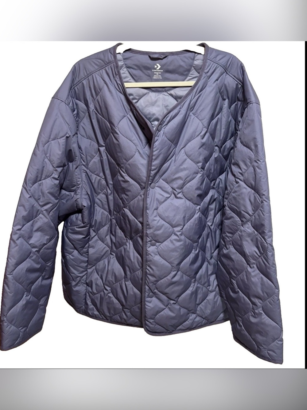 Converse gender free Quilted Puffer Jacket in blue Size 2X Like New